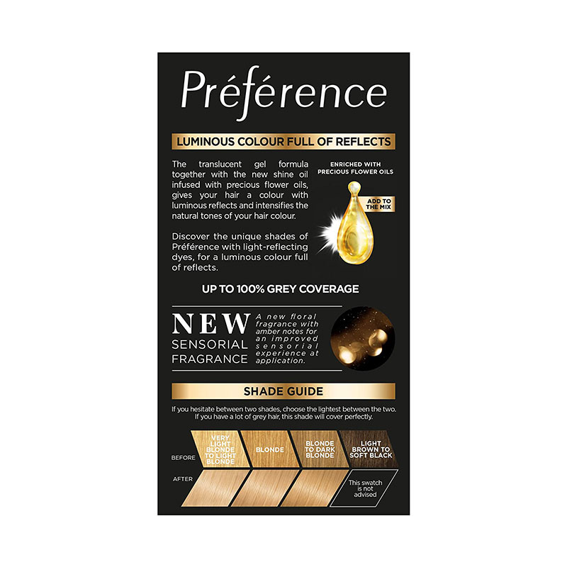 L'oreal Paris Preference Luminous Color Full Of Reflects Permanent Hair Colour - 8 California Light Blonde