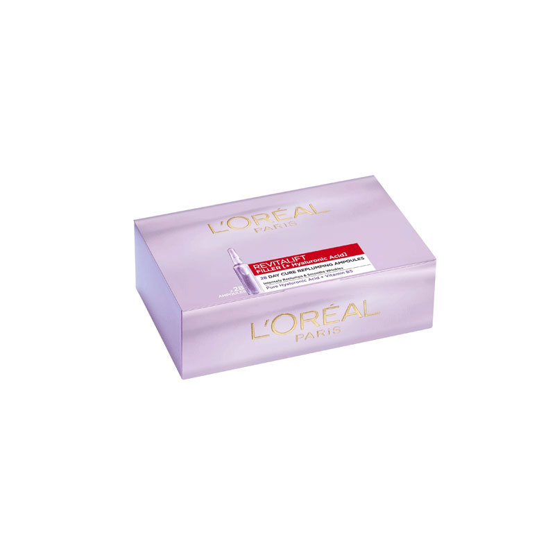 L'oreal Paris Revitalift Filler + Hyaluronic Acid 28 Day Replumping Ampoule Set - 28 Ampoule