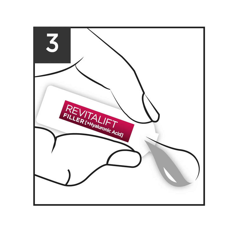 L'oreal Paris Revitalift Filler + Hyaluronic Acid 28 Day Replumping Ampoule Set - 28 Ampoule