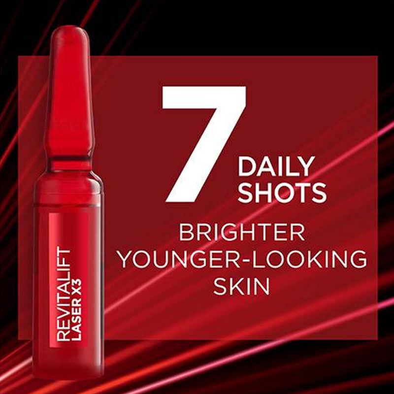 L'oreal Paris Revitalift Laser Renew Resurfacing Ampoules 10% Glycolic Acid 7x1ml