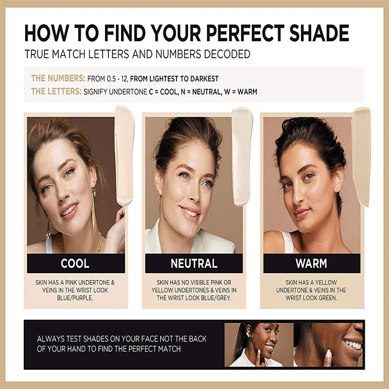 L'Oreal Paris True Match Foundation 4.D/4.W Golden Natural 30ml