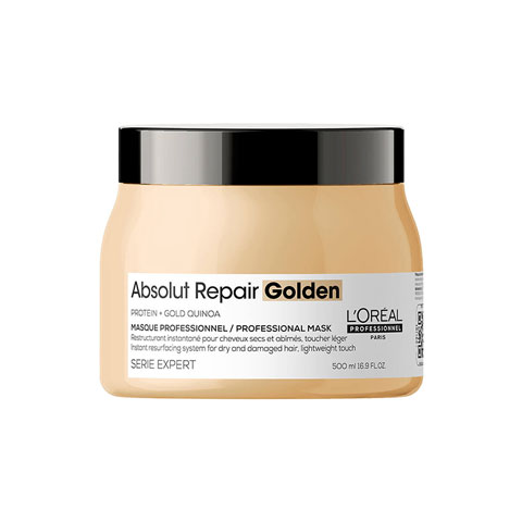 L'OREAL Serie Expert Absolut Repair Golden Professional Mask With Protein + Gold Quinao 500ml