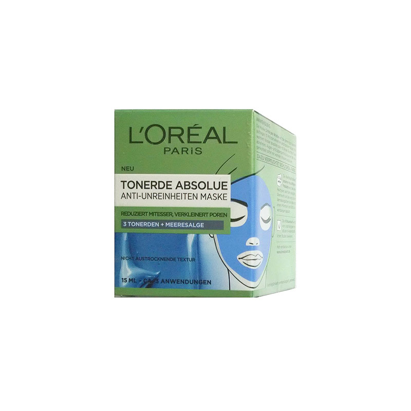 L'oreal Tonerde Absolue Anti-Unreinheiten Maske 15ml