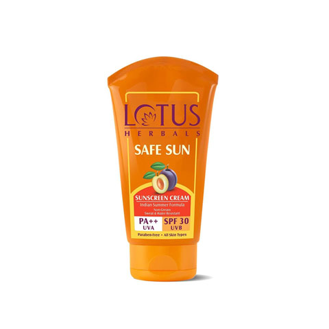 Lotus Herbals Safe Sun Sunscreen Cream SPF 30 PA ++ 100g