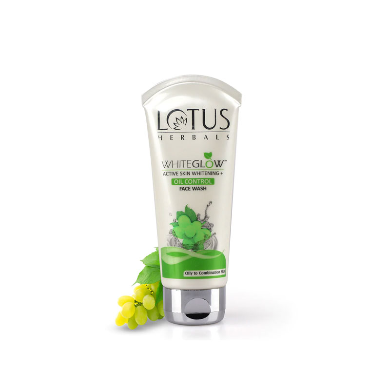 Lotus Herbals White Active Skin Whitening + Oil Control Facewash 100g