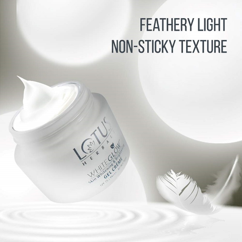 Lotus Herbals White Glow Gel Cream 60g - SPF 25 PA+++