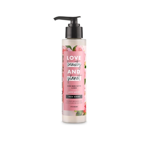 Love Beauty And Planet Muru Muru Butter & Rose Petal Polish Face Scrub 125ml