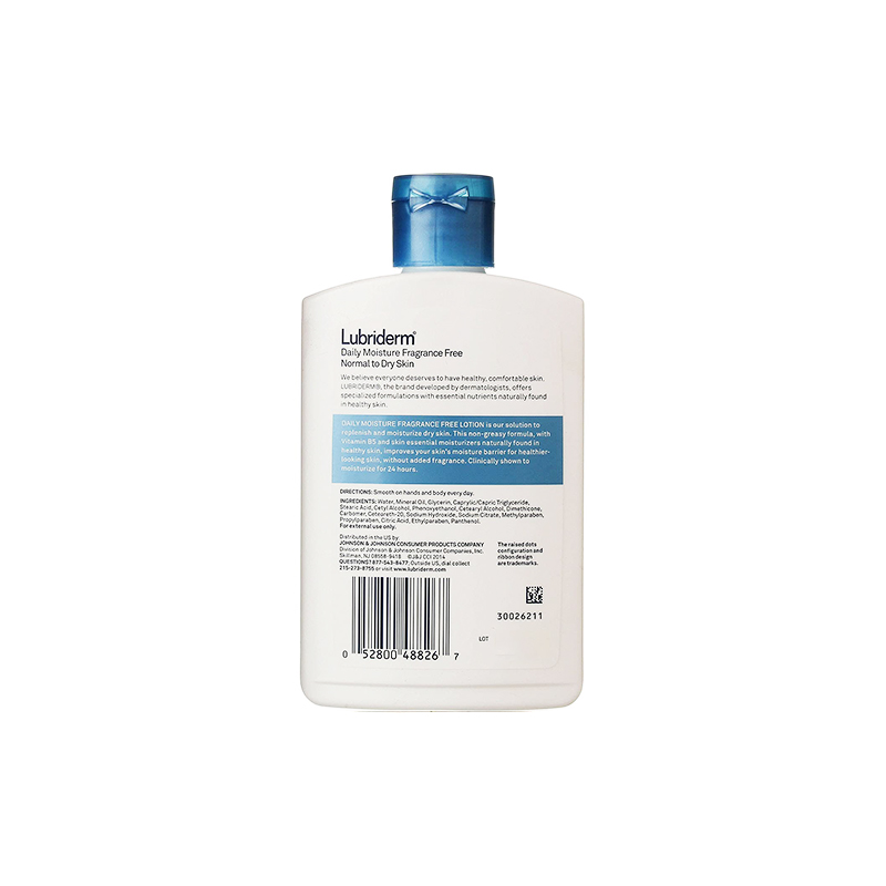 Lubriderm Daily Moisture Lotion For Normal To Dry Skin 177ml