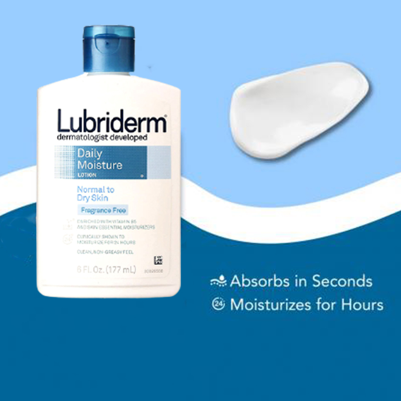 Lubriderm Daily Moisture Lotion For Normal To Dry Skin 177ml