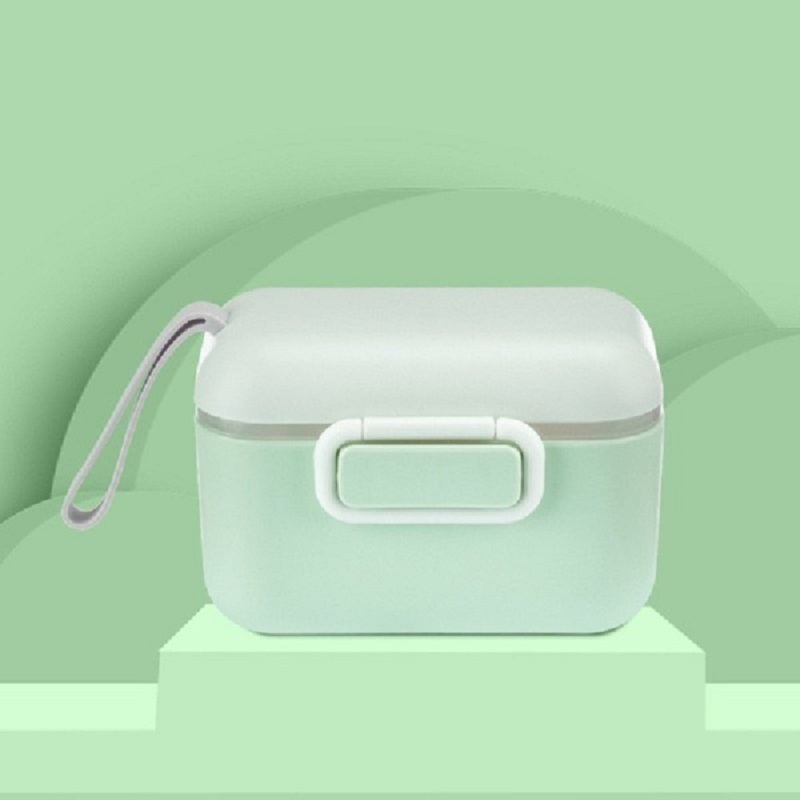 Macaron Portable Milk Powder Box - Green