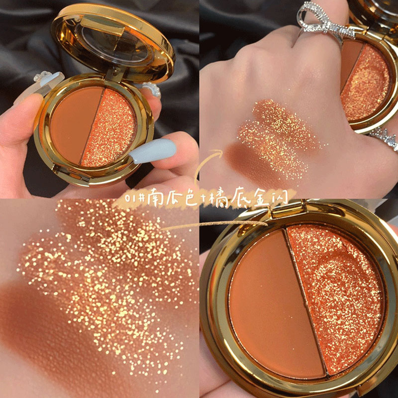 Maffick Velvet Two Tone Highlight Eyeshadow - 01