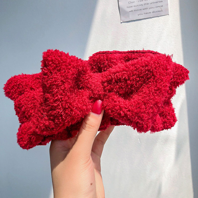 Makeup Beauty Face Wash Elastic Non Slip Headband - Maroon (20159)