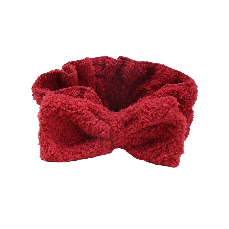 Makeup Beauty Face Wash Elastic Non Slip Headband - Maroon (20159)