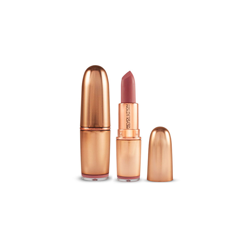 Makeup Revolution Iconic Matte Nude Revolution Lipstick - Lust