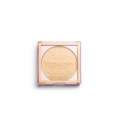 Makeup Revolution London Bake & Blot Pressed Powder - Banana