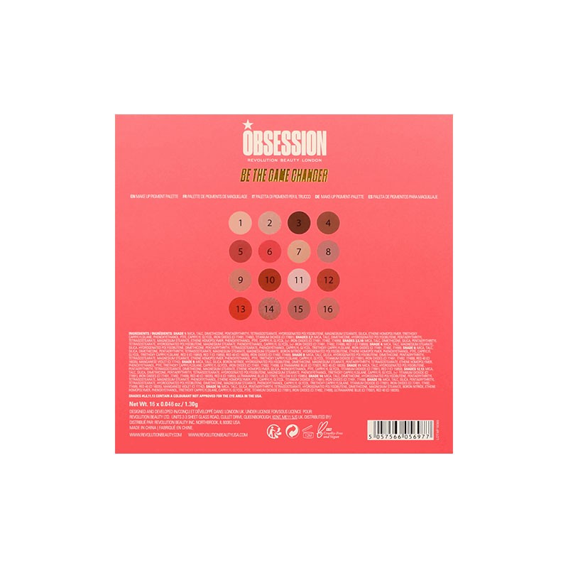 Makeup Revolution Obsession Eyeshadow Palette - Be The Game Changer