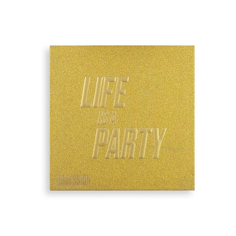 Makeup Revolution Obsession Eyeshadow Palette - Life Is A Party - 16 Shades
