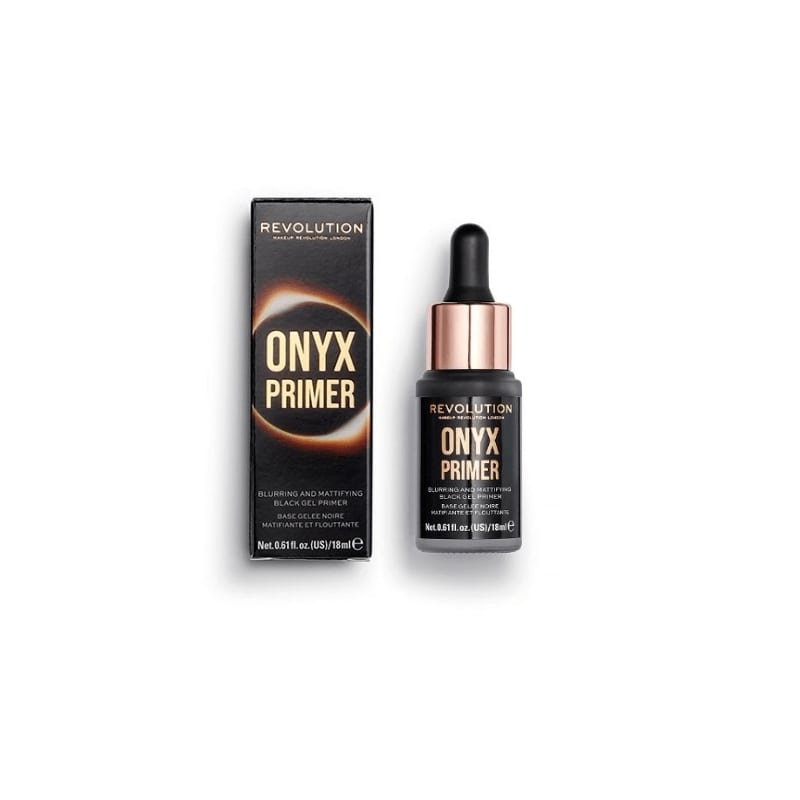 Makeup Revolution Onyx Blurring And Mattifying Black Gel Primer 18ml