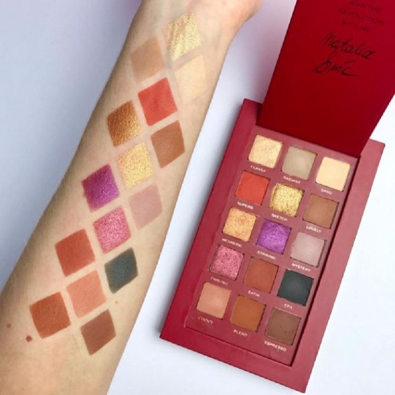 Makeup Revolution Pro Nath Natalia Riwice Limited Edition Eyeshadow Palette - 4134 - 15 Shades