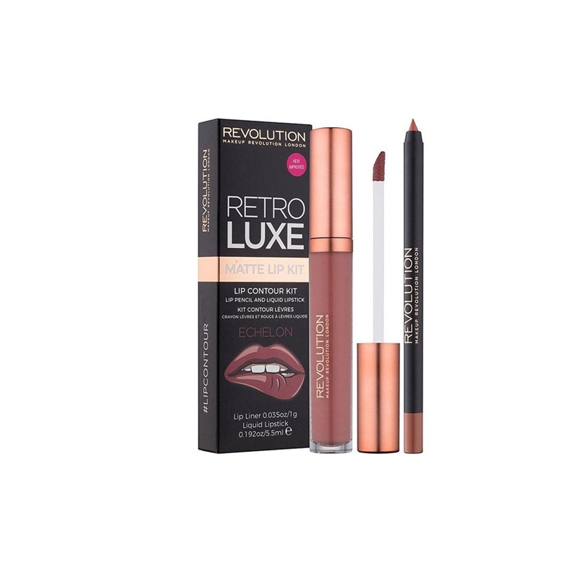 Makeup Revolution Retro Luxe Matte Lip Kit - Echelon