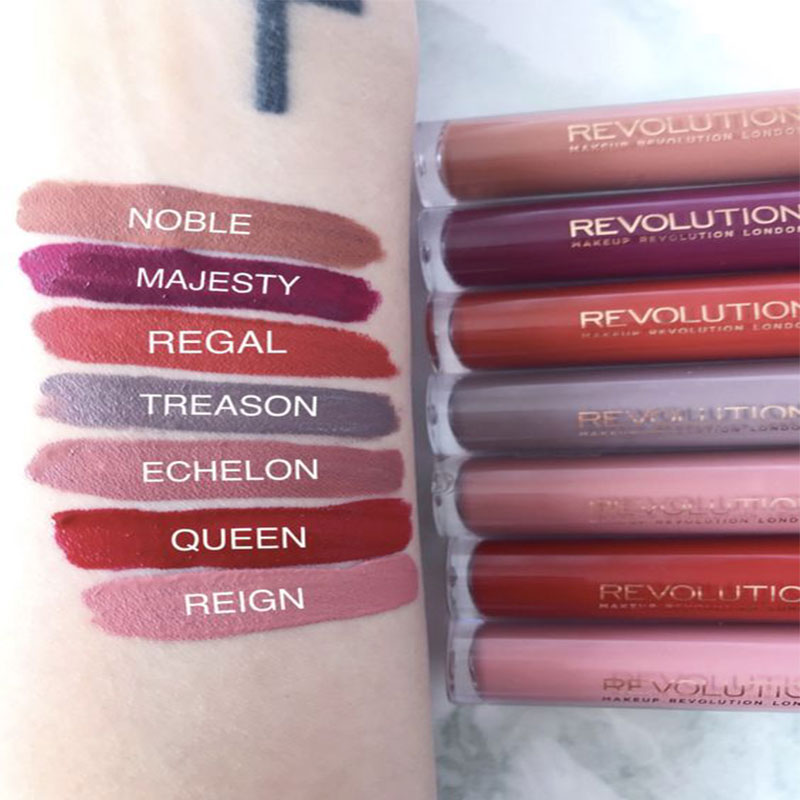 Makeup Revolution Retro Luxe Matte Lip Kit - Noble