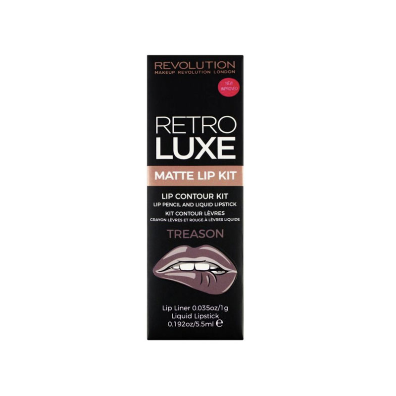 Makeup Revolution Retro Luxe Matte Lip Kit - Treason