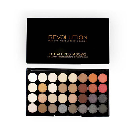 Makeup Revolution Ultra 32 Shade Eyeshadow Palette - Flawless 2