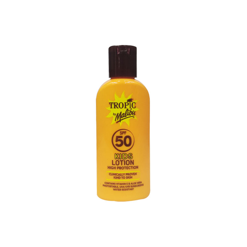 Malibu Tropic Kids High Protection Lotion 100ml - SPF 50