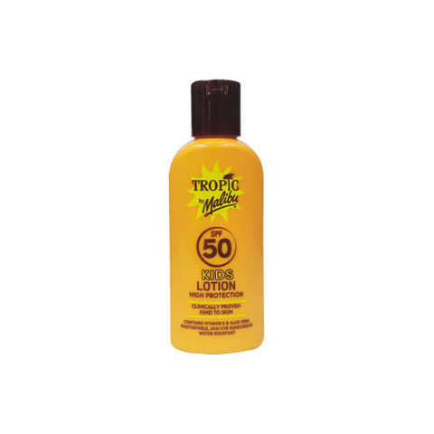 Malibu Tropic Kids High Protection Lotion 100ml - SPF 50