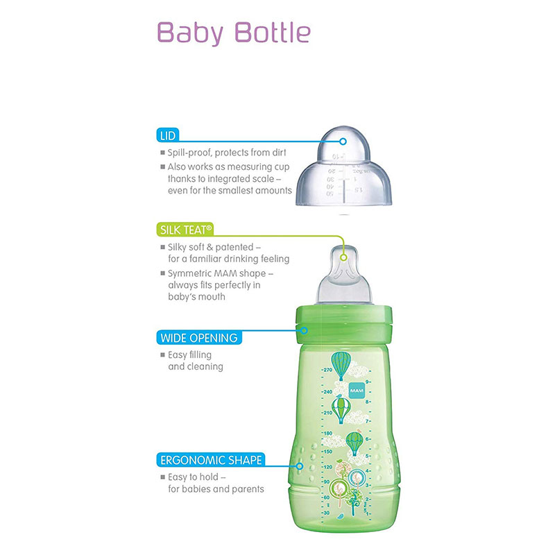 mam baby bottle 330ml