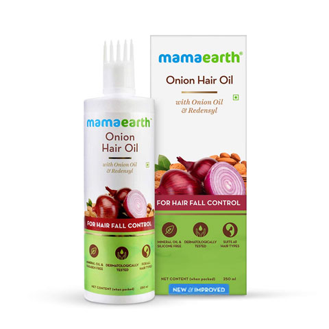 Mamaearth Onion Hair Oil for Hair Fall Control 250ml