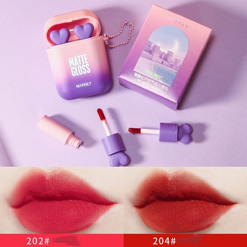 Mansly Reach Puberty Air Matte Lip Gloss - 202 / 204 (101)