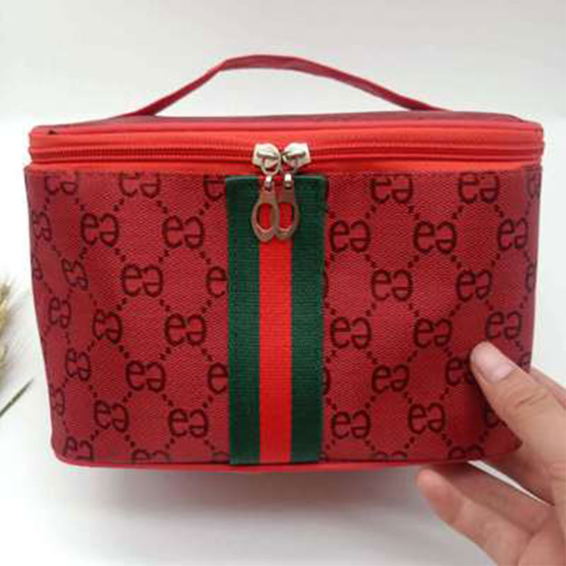 Double e Storage Cosmetic Bag for Women