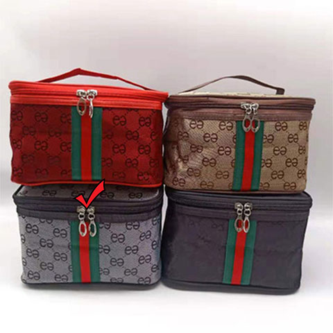 Double e Storage Cosmetic Bag for Women
