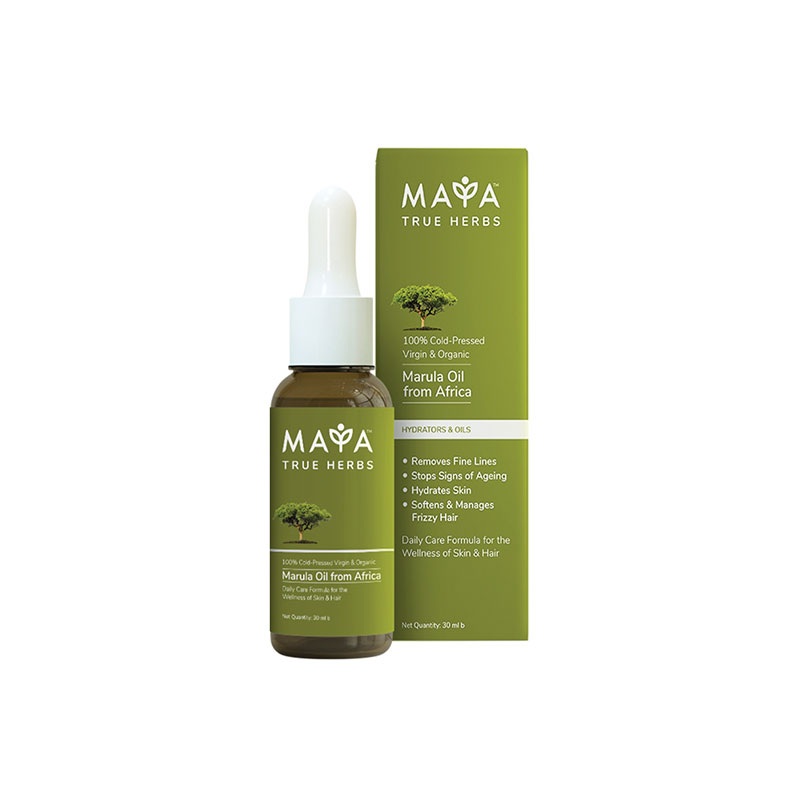 Maya True Herbs 100% Cold-Pressed Virgin & Organic Marula Oil from Africa 30ml
