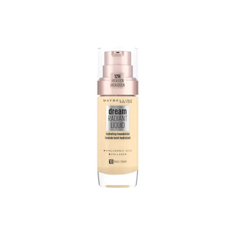 Maybelline Dream Radiant Liquid Hydrating Foundation - 10 Ivory