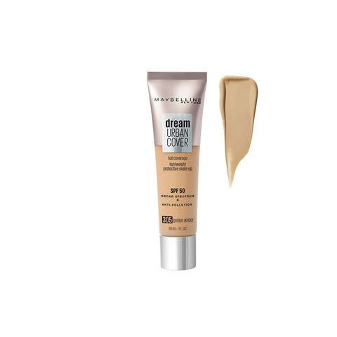 Maybelline Dream Urban Cover Foundation 30ml SPF 50 - 305 Golden Amber