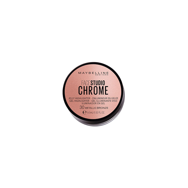 Maybelline Face Studio Chrome Jelly Highlighter - 30 Metallic Bronze