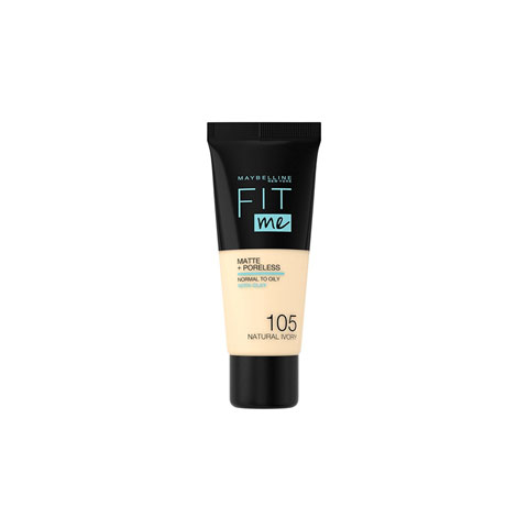 Maybelline Fit Me Matte + Poreless Liquid Foundation 30ml - 105 Natural Ivory