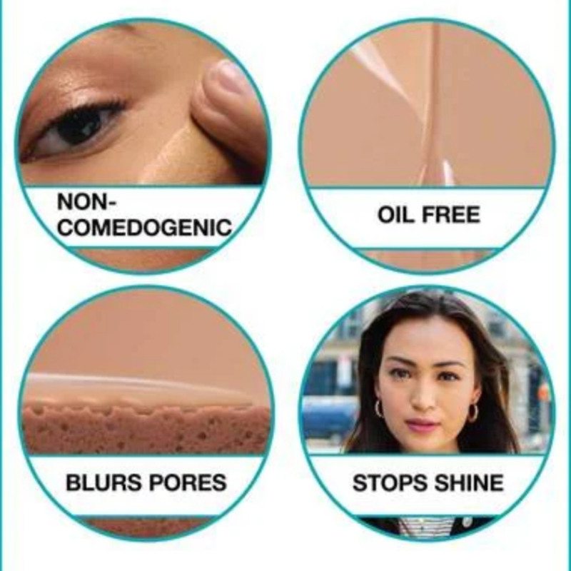 Maybelline Fit Me Matte + Poreless Liquid Foundation 30ml - 124 Soft Sand