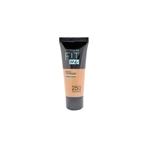 Maybelline Fit Me Matte + Poreless Liquid Foundation 30ml - 250 Sun Beige