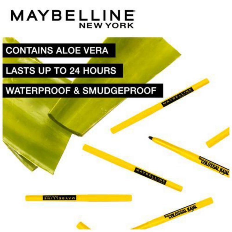 Maybelline New York The Colossal Kajal 0.35g - Deep Black