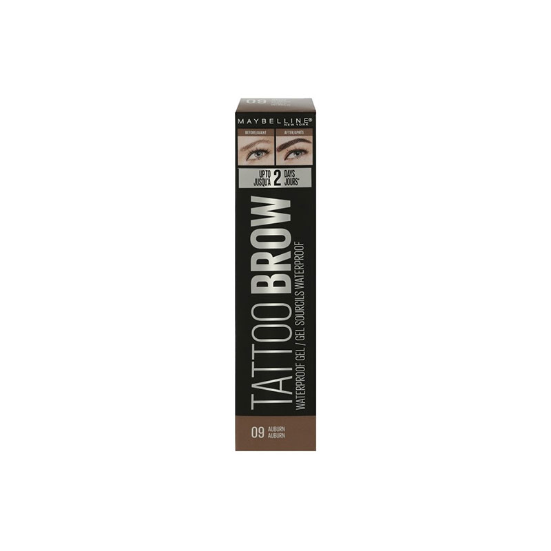 Maybelline Tattoo Brow Waterproof Gel 5ml - 09 Auburn