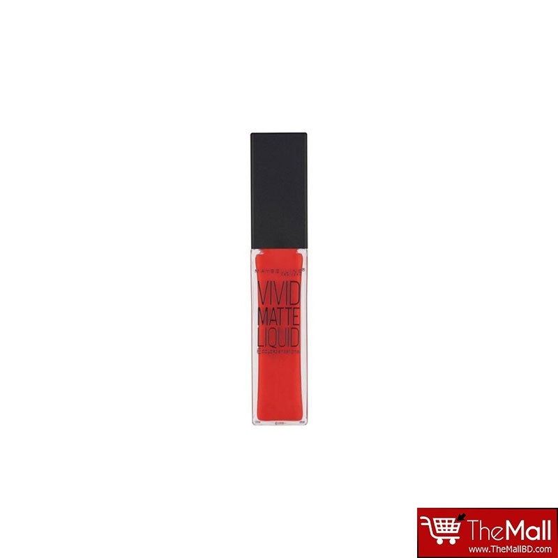Maybelline Vivid Matte Liquid Lipstick 8ml - 35 Rebel Red