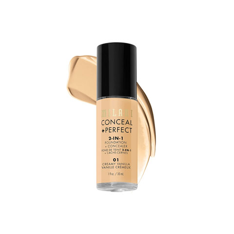 Milani Conceal + Perfect 2-in-1 Foundation + Concealer 30ml - 01 Creamy Vanilla