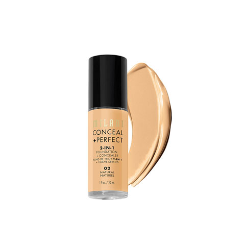 Milani Conceal + Perfect 2-in-1 Foundation + Concealer 30ml - 02 Natural