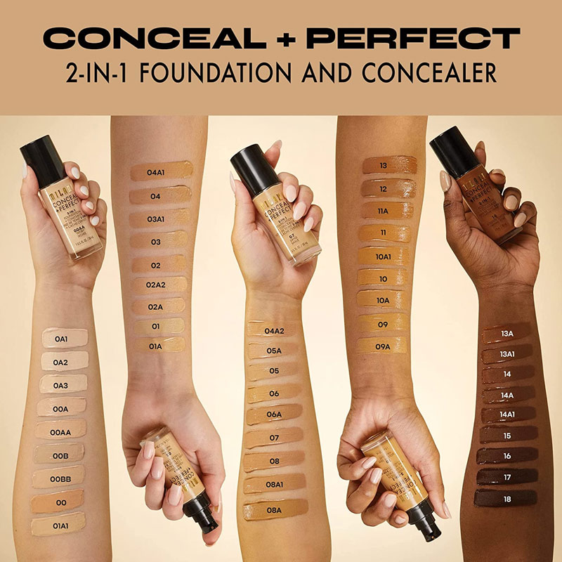 Milani Conceal + Perfect 2-in-1 Foundation + Concealer 30ml - 03 Light Beige