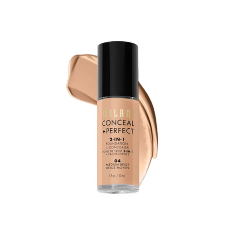 Milani Conceal + Perfect 2-in-1 Foundation + Concealer 30ml - 04 Medium Beige