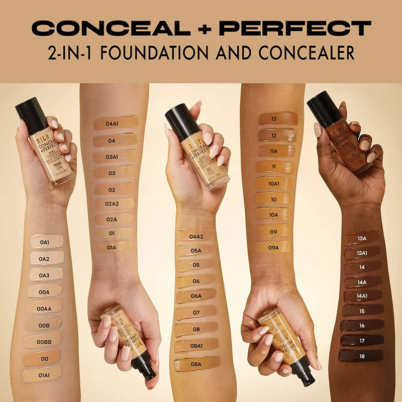 Milani Conceal + Perfect 2-In-1 Foundation and Concealer 30ml - 06 Sand Beige milani conceal perfect 2 in 1 foundation concealer 30ml 06 sand beige regular 64351cbb685b1