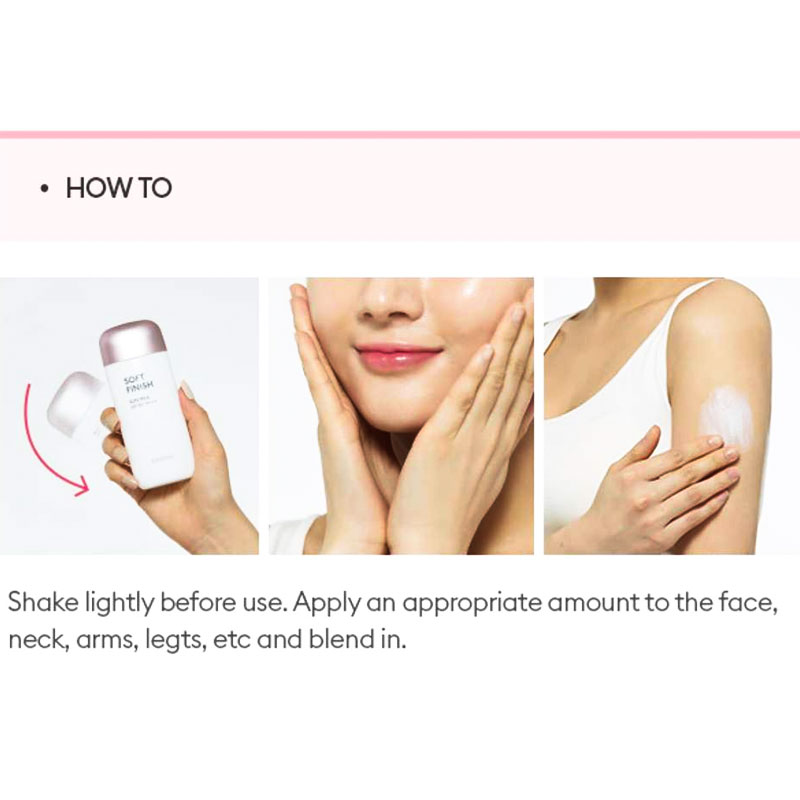Missha All Around Safe Block Soft Finish Sun Milk 70ml - SPF50+ PA+++